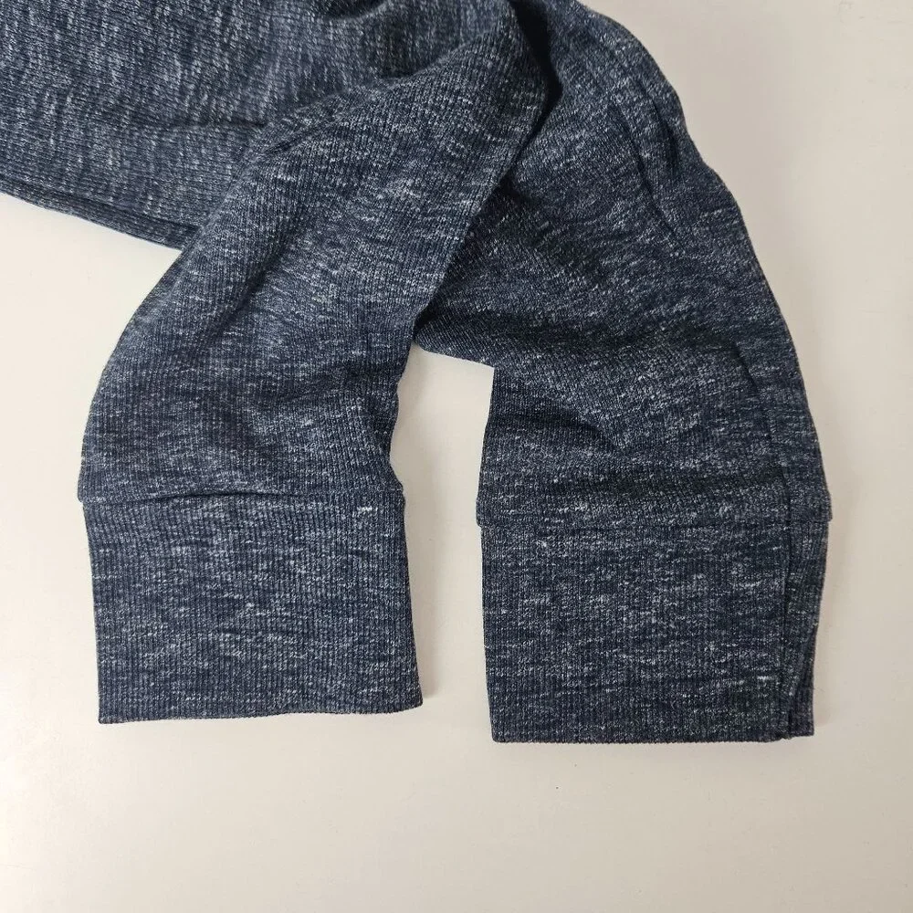 Levi's Kids Pajama Set Size 10 Long Sleeve Henley Top Pants Blue Heather Comfort